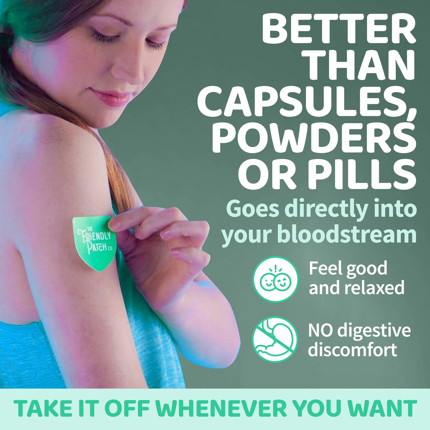 Relax & Let Go Stress Patches: Ashwagandha, Gotu Kola & GABA Patches