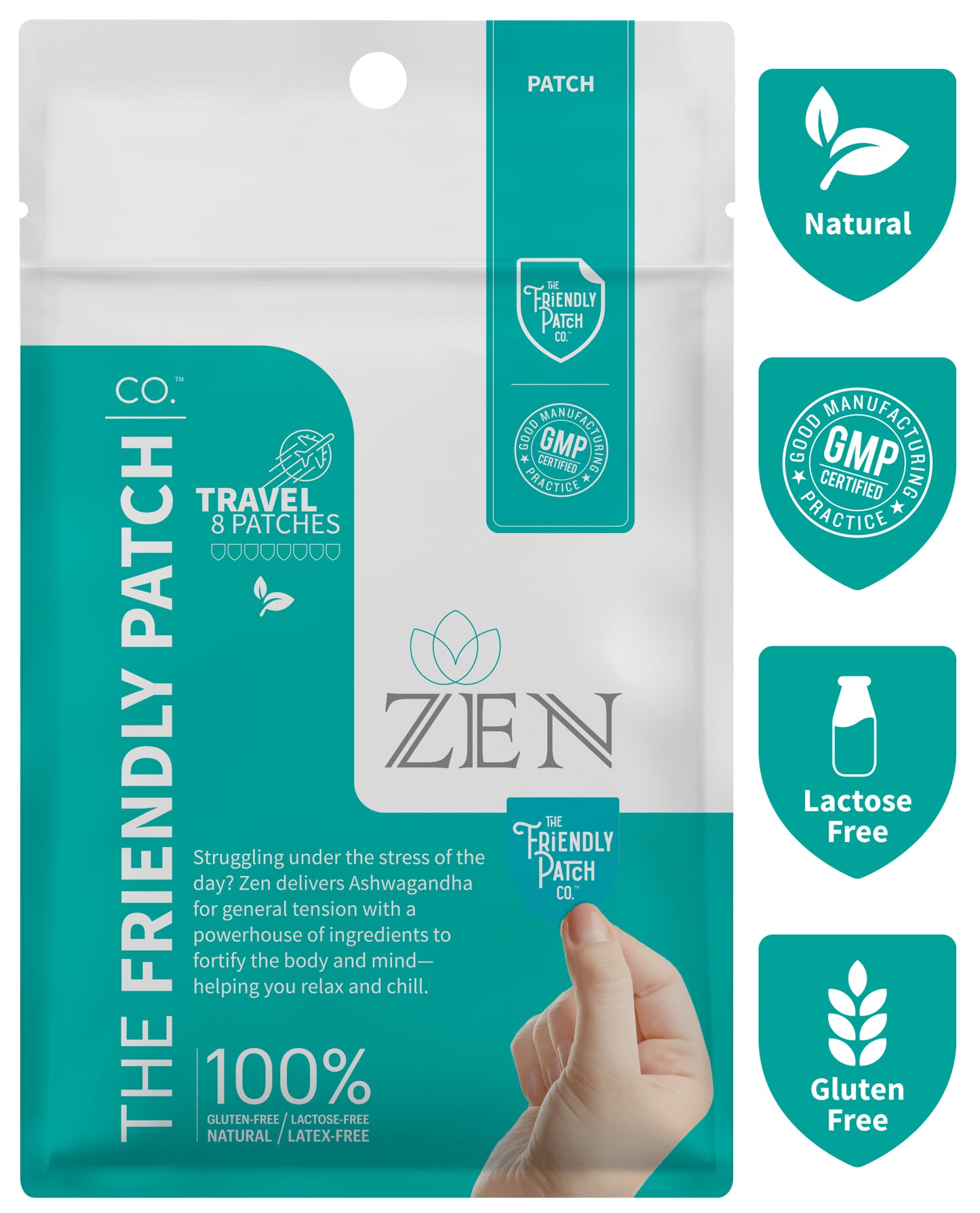 Zen calm Patch - travel 8 pack
