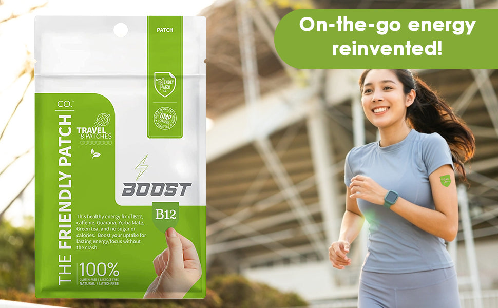 Boost energy Patch - Travel 8 Pack