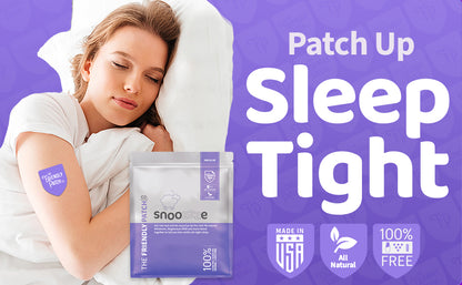 Snooze Melatonin Sleep Patches  - Travel 8 Pack
