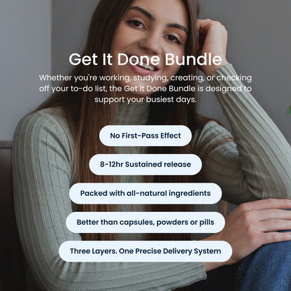 Get It Done - Clarity Focus , Boost Energy & Rise & Shine Workout Patches