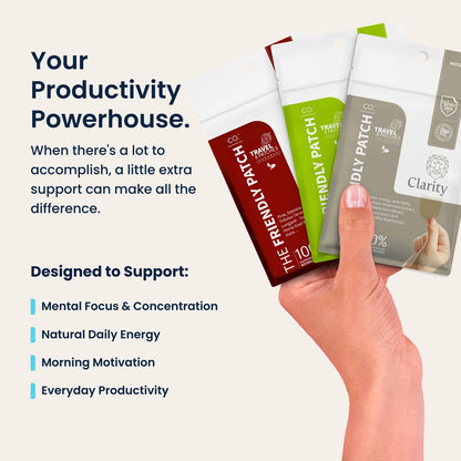 Get It Done - Clarity Focus , Boost Energy & Rise & Shine Workout Patches
