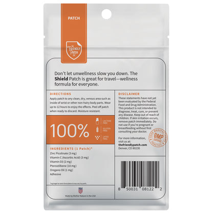 Shield Wellness Patch - travel 8 pack