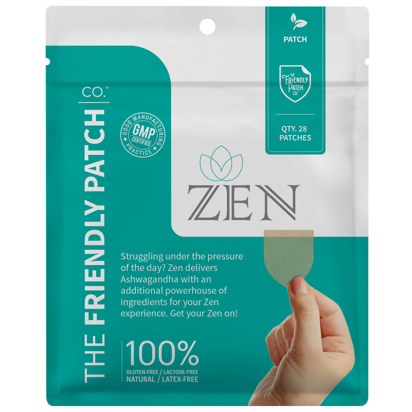 Zen Stress Patch with Ashwagandha - 28 Patches