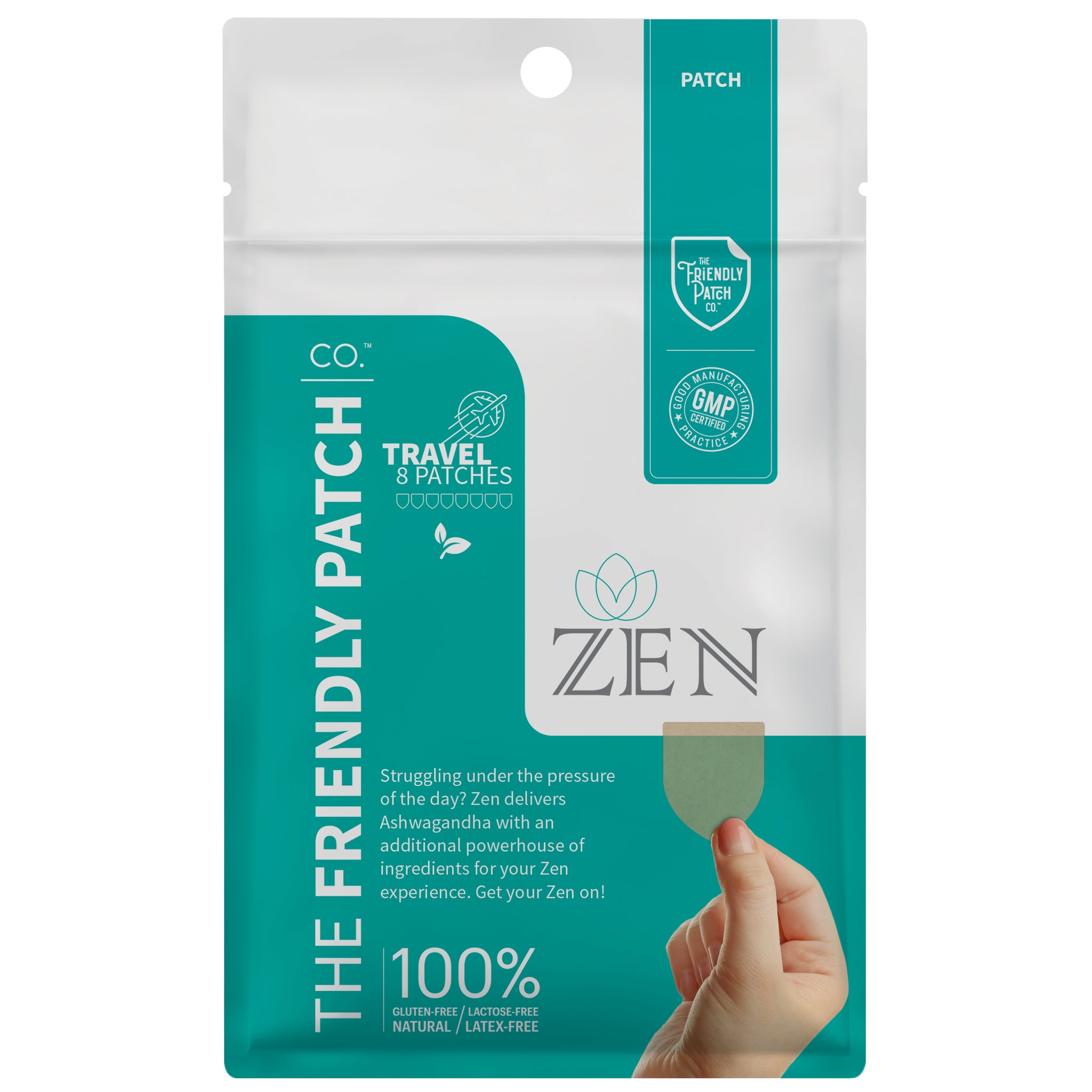 Zen Patch stress relief Zen Patches Ashwagandha Calming and Relaxation