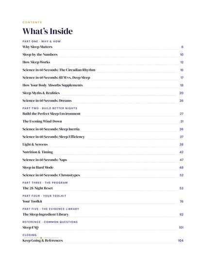 The Sleep Guide — Master Your Nights | Sleep Better Naturally