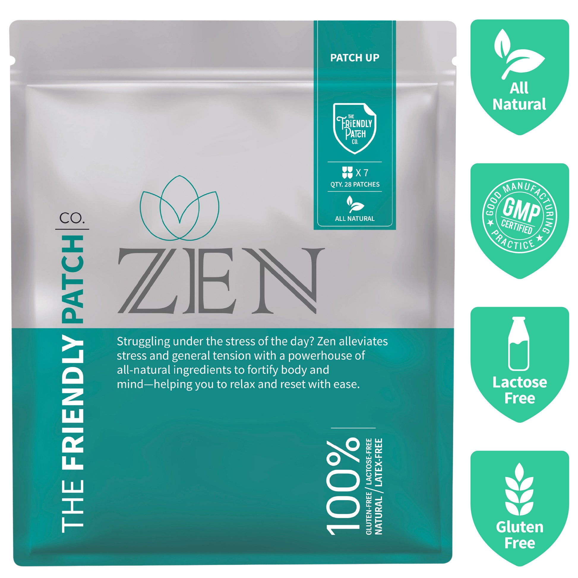 ZenPatch - Mood Calming Patches for Natural Stress Relief